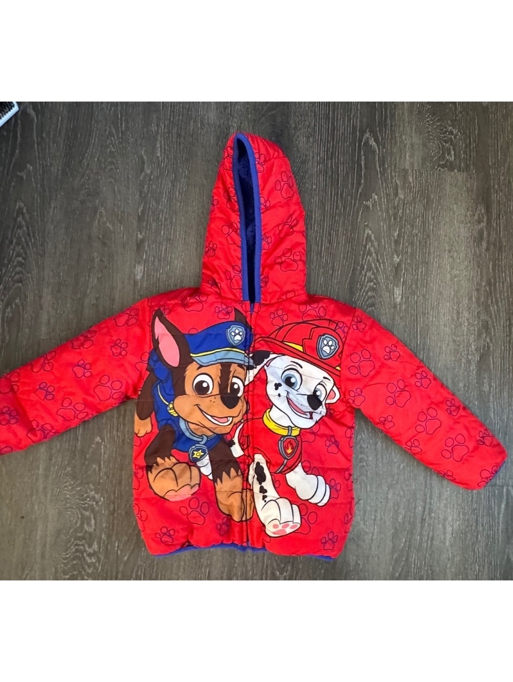 Nickelodeon Paw Patrol Reversible Kids Hoodie Jacket